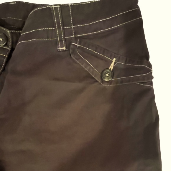 Style & Co. - Chocolate Brown Cotton Bermuda Shorts. - Picture 2 of 4